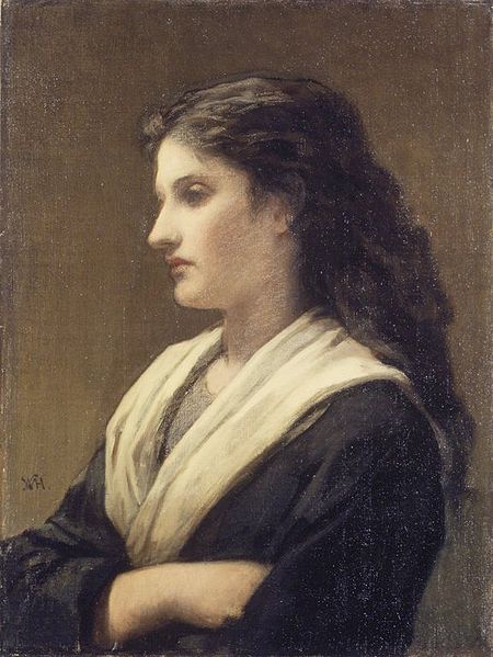 William Morris Hunt Study of a Female Head